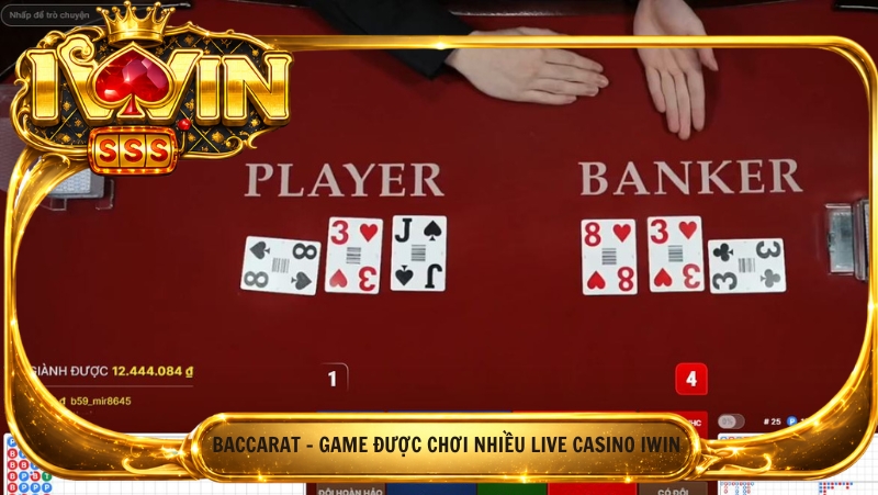 Baccarat Game Duoc Choi Nhieu Live Casino Iwin