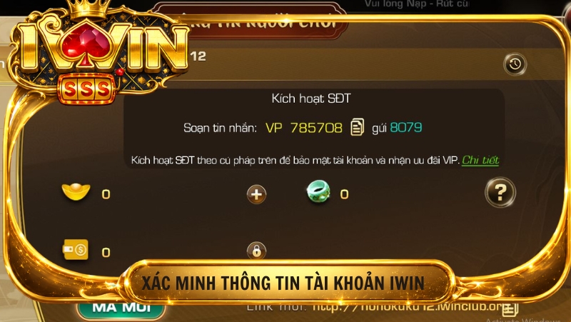 Xac Minh Thong Tin Tai Khoan Iwin